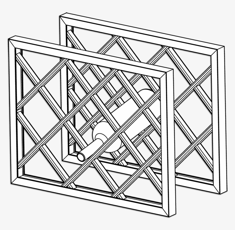 Lattice Wine Rack Dimensions Assembled With Frame Part - Wine Rack Lattice Trellis, transparent png