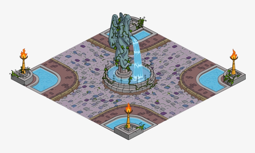 Tsto Town Square - Kopfsteinpflaster Springfield, transparent png