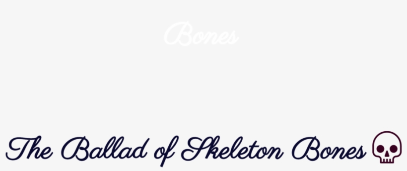 The Ballad Of Skeleton Bones-logo, transparent png