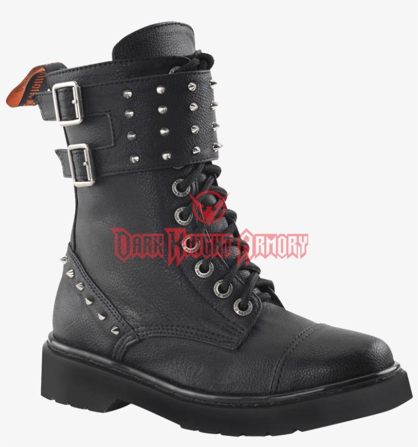 spiked combat boots