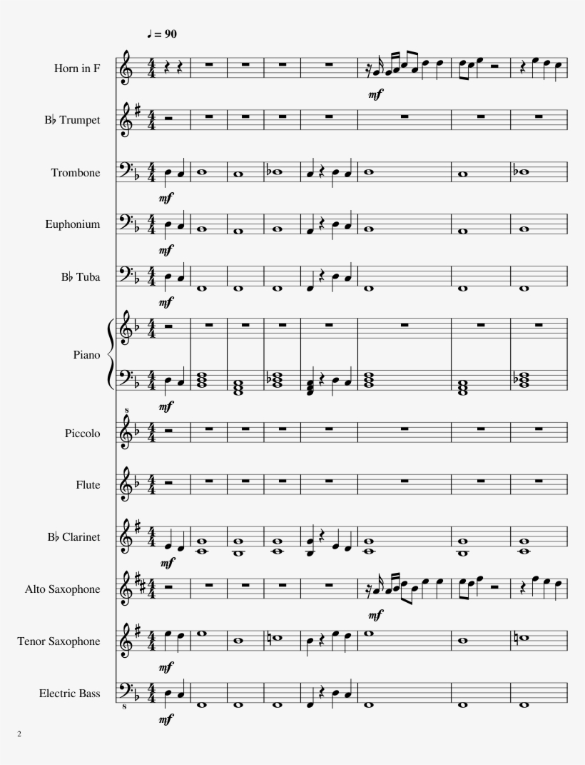 Forrest Gump - Sheet Music, transparent png