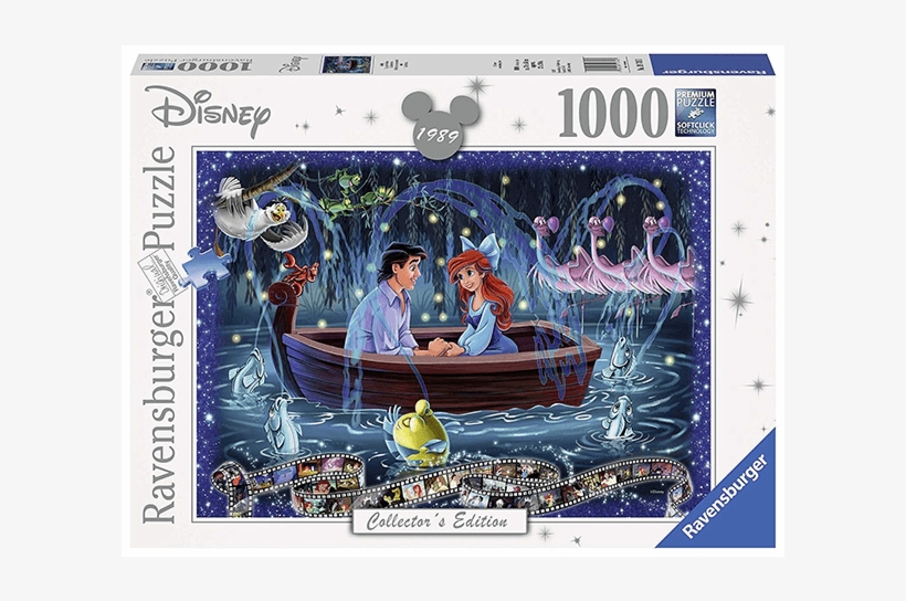 Ravensburger Little Mermaid 1000 Piece Puzzle - Puzzle Disney Collector's Edition, transparent png