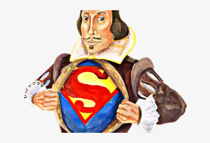 Superman Clipart Picsart Png - Shakespeare Png, transparent png