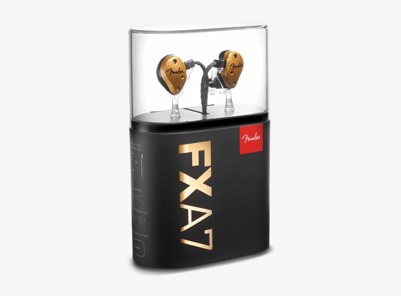 Fender Fxa7 Pro In-ear Monitors Gold - Ear Monitor Fender Fxa7, transparent png