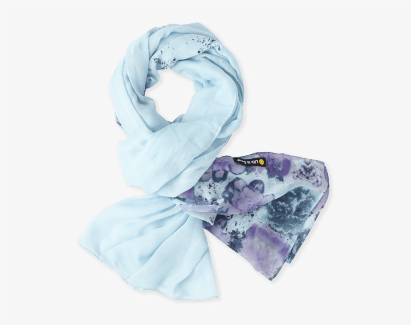 Graffiti Floral Garden Scarf - Scarf, transparent png