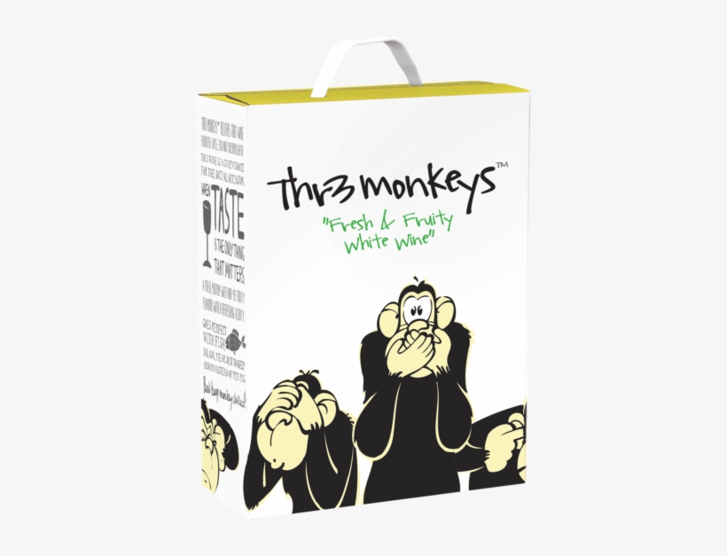 Three Monkeys Viini, transparent png