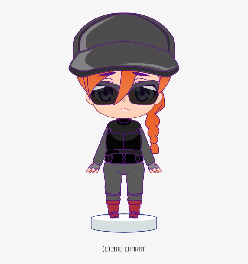 R6 Ash Chibi - Cartoon, transparent png