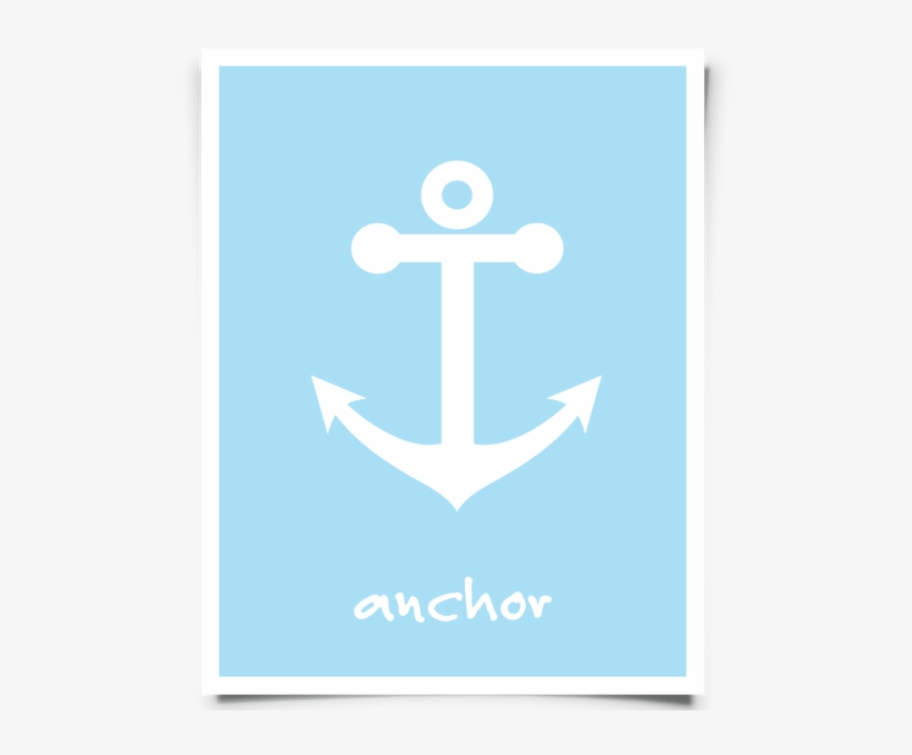 Free Printable Nautical Anchor Art - Emblem, transparent png