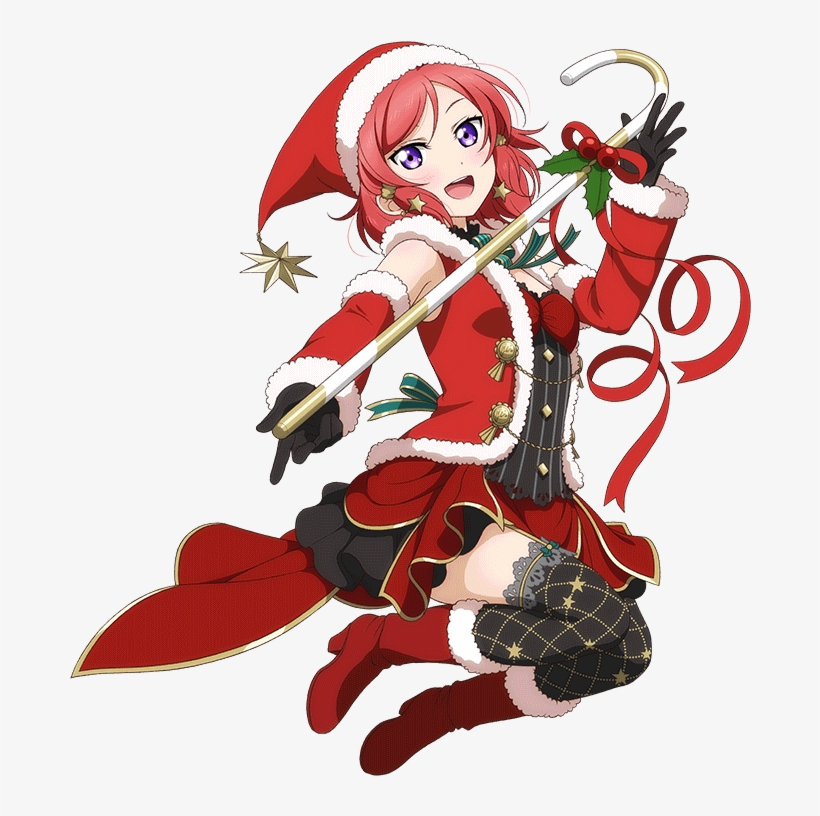 Download Images - Maki Nishikino Christmas Transparent, transparent png