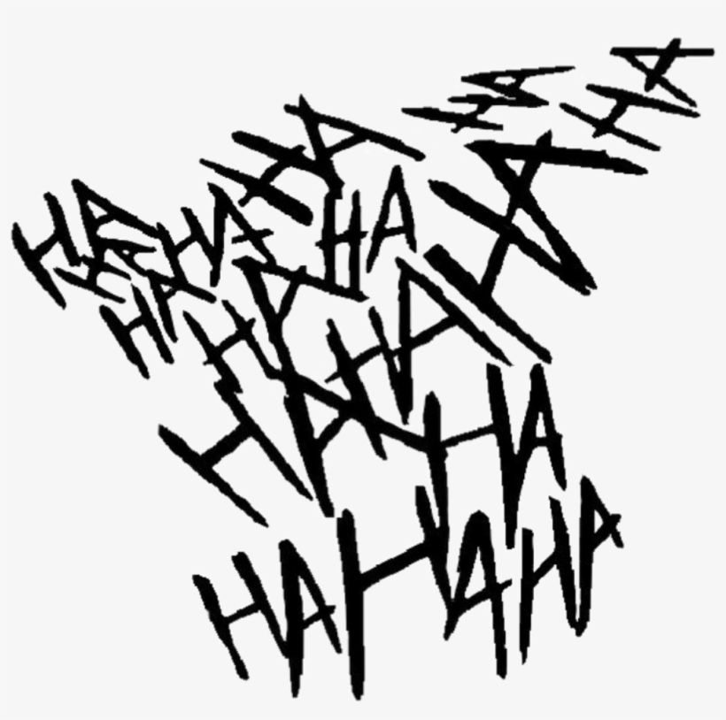 Joker Suicidesquad Hahaha Freetoedit - Joker Hahaha, transparent png