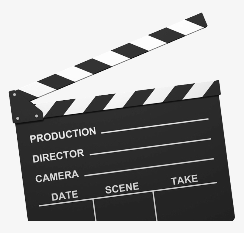 Clapperboard - Camera Roll Film, transparent png