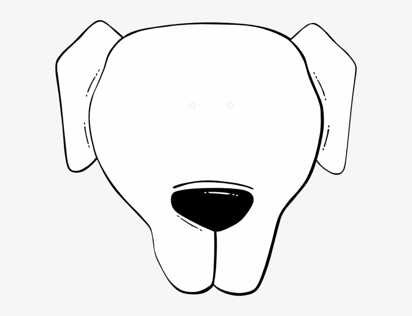 Png Download Flp Face Clip Art At Clker Com - Dog's Nose Clipart, transparent png