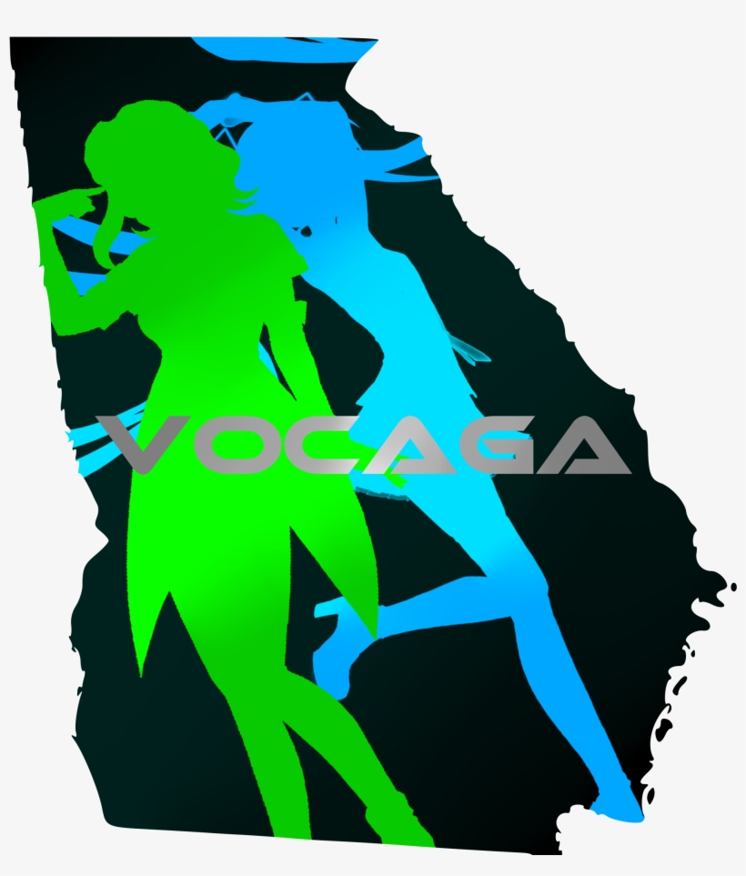 Map Of Georgia, transparent png