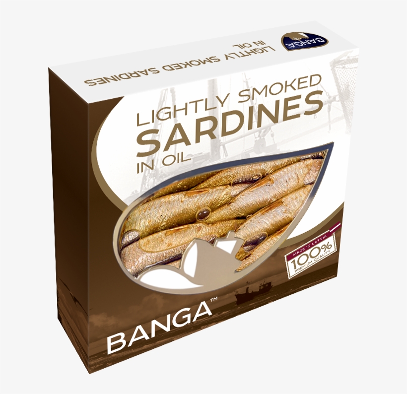 Lightly Smoked Sardines In Oil - Baguette, transparent png