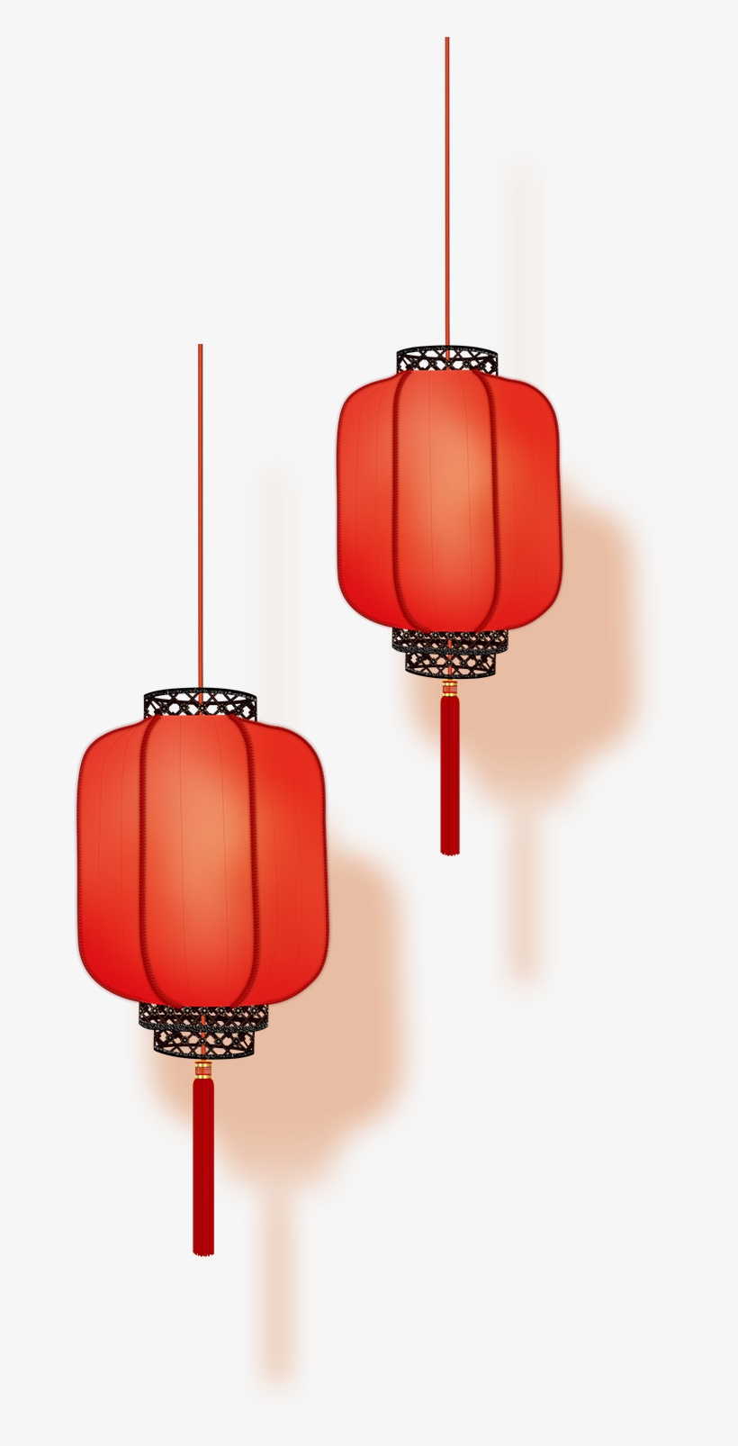 Lantern Festival New Year Festive - Chinese New Year, transparent png
