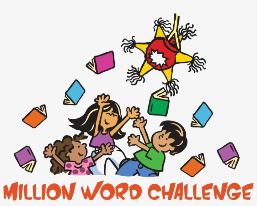 The Million Word Challenge Encourages Children, Preschool-12th, transparent png