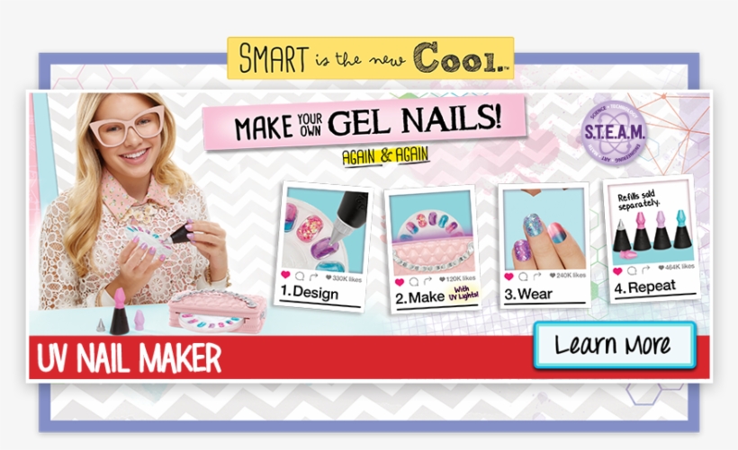 Learn More About Project Mc2 Uv Nail Maker - Flyer, transparent png