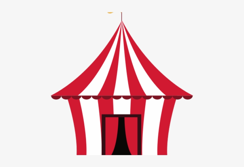 Tent Clipart Carnival - Illustration, transparent png