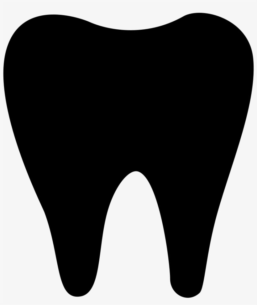 Png File Svg - Tooth Silhouette Clip Art, transparent png
