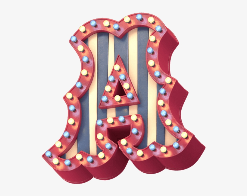 3d Bright Carnival Typeface - 3d Circus Font, transparent png