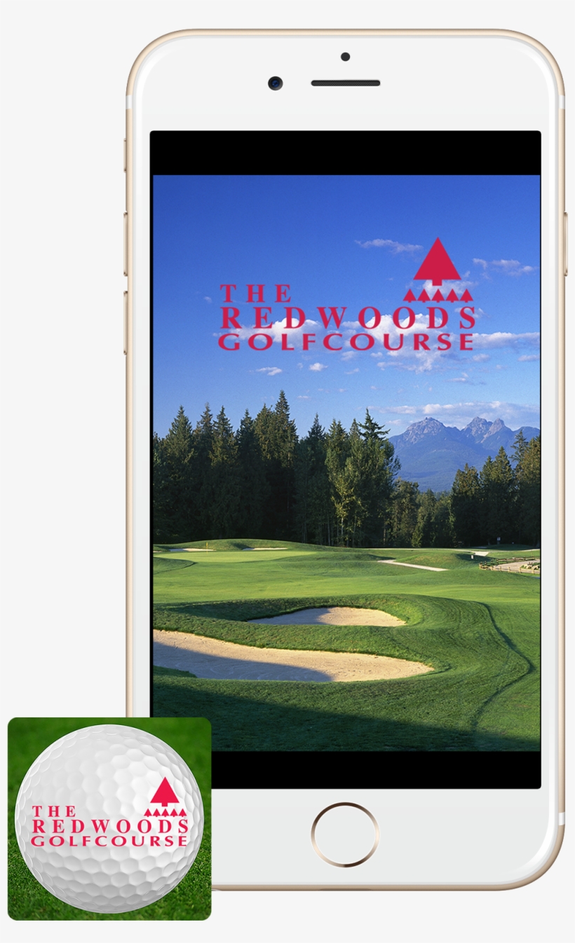 Redwoods Golf Course Iphone App With Icon - Redwoods Golf Course, transparent png