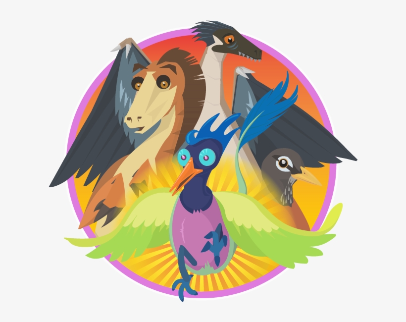Flap To The Future Tawa, Microraptor, Robin, And Future - Bird, transparent png
