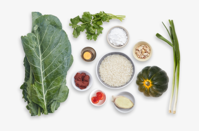 Stuffed Squash & Spicy Red Curry With Collard Greens - Superfood, transparent png