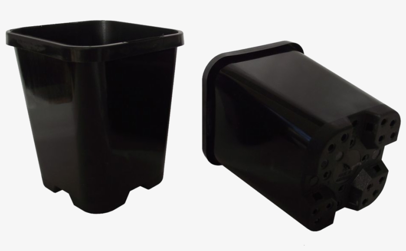 85mm Square Plastic Pots - Plastic, transparent png