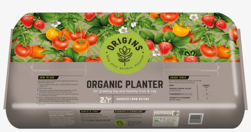 Origins Organic Planter Bag - Cherry Tomatoes, transparent png