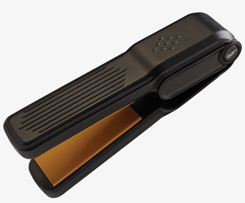 Black Travel Ceramic Flat Iron By Gvp - Tool, transparent png