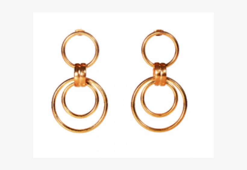 Post Double Circle Earrings Earrings 600x600 PNG Download PNGkit