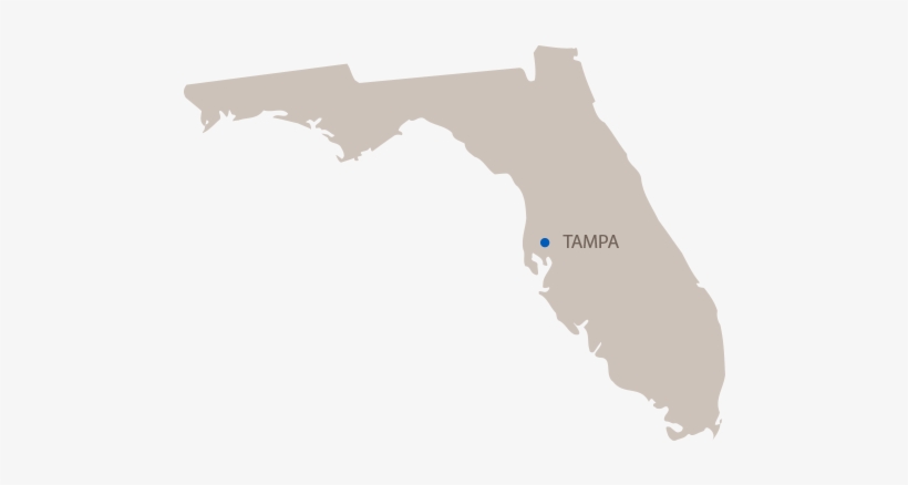 Florida - Florida Map Silhouette, transparent png