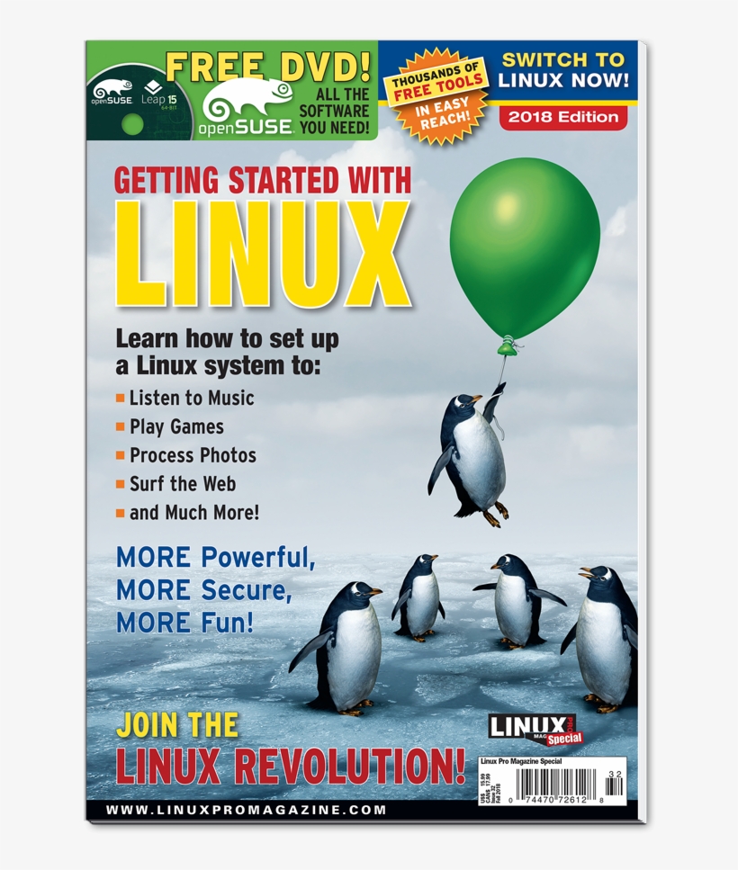 Getting Started With Linux Special Edition - Linux Leap Dvd Issue 32, transparent png
