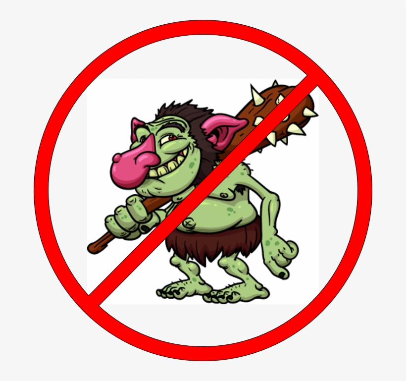 Logo - Ugly Troll Cartoon, transparent png