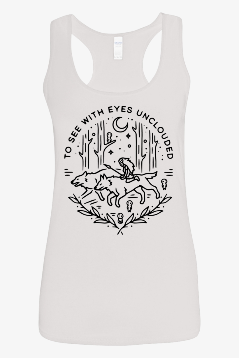 Princess Mononoke To See With Eyes Unclouded Shirt - Princess Mononoke To See With Eyes Unclouded T Shirt, transparent png
