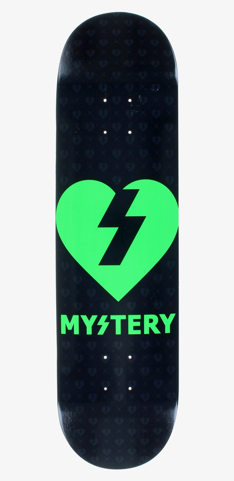 Mystery Heart Skateboard Deck, transparent png