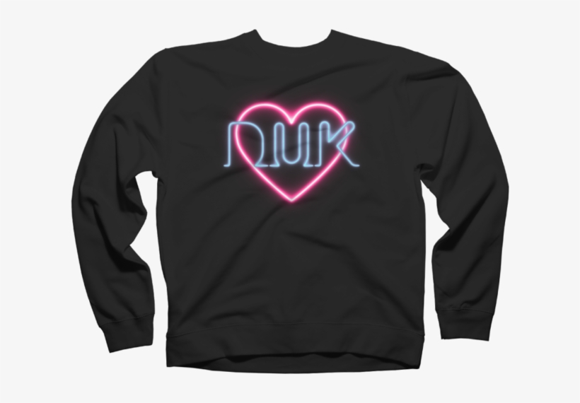 Dukaja Neon Heart Hoodie - Extended Dream Team, transparent png
