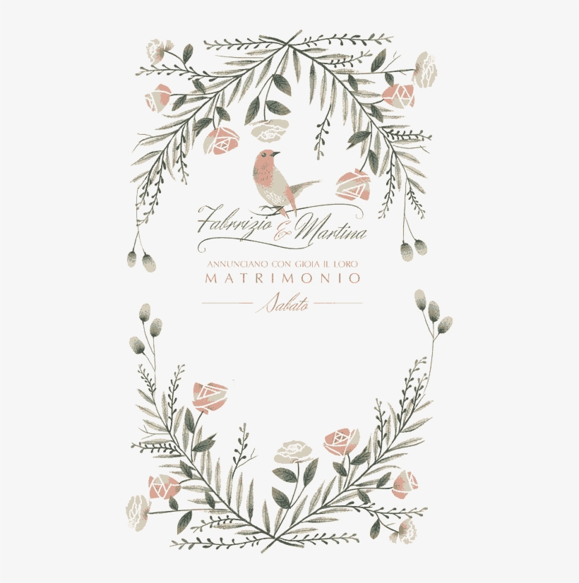 Wedding Cover Illustration Invitations Marriage Invitation - 花邊 手繪 卡片, transparent png