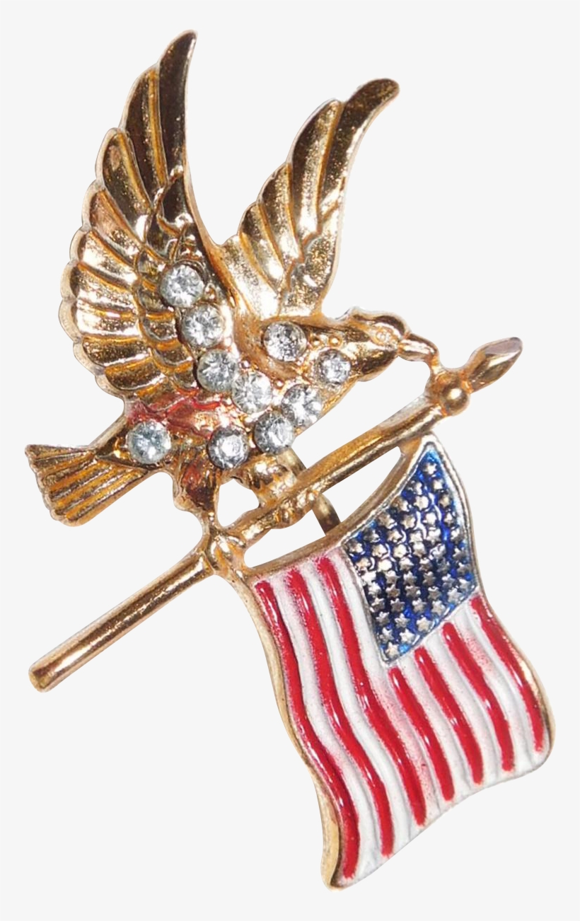 Here For Your Consideration Is This Patriotic Brooch - Bald Eagle, transparent png