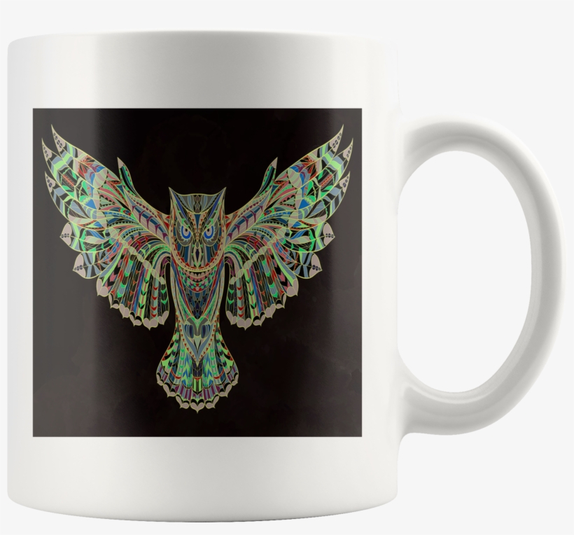 White Owl Mug - Mug, transparent png