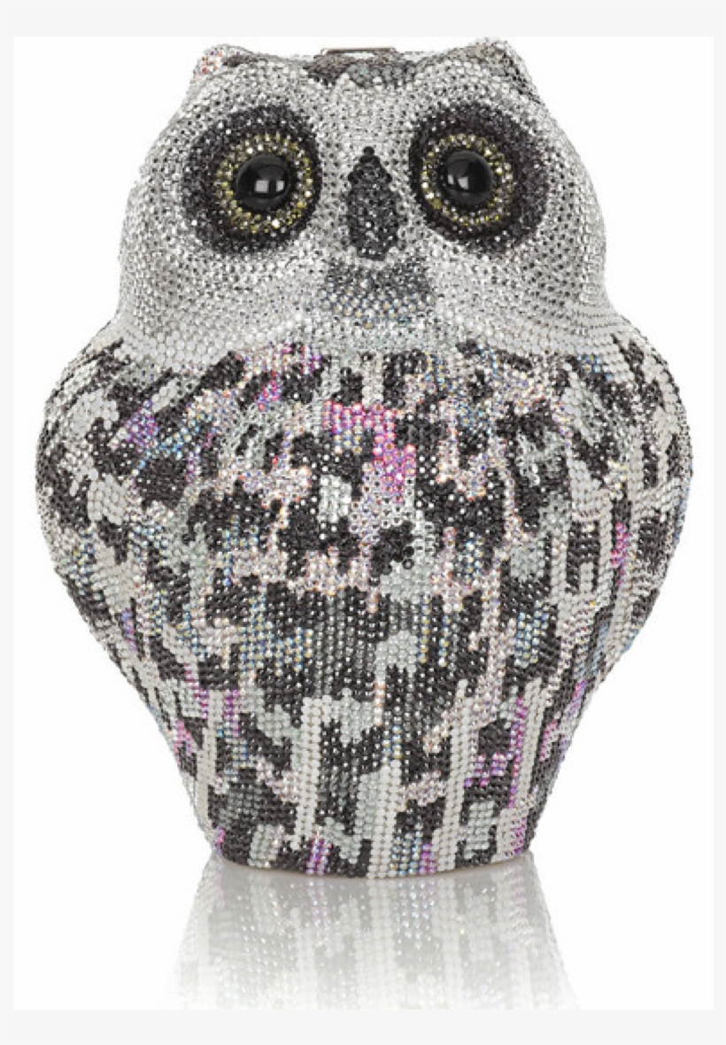 Larger / More Photos - Snowy Owl Judith Leiber Owl Purse, transparent png