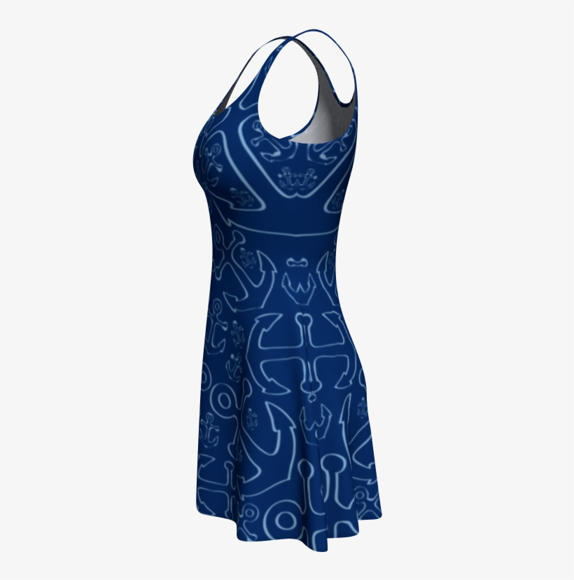 Anchor Dream Flare Dress - Cocktail Dress, transparent png