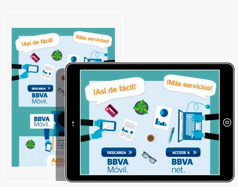 Bbva Landing Page - Bbva App Landing Page, transparent png