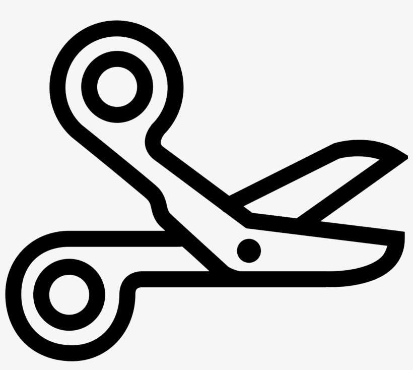 This Is A Pair Of Scissors - Scissors Clip Arts Black And White, transparent png