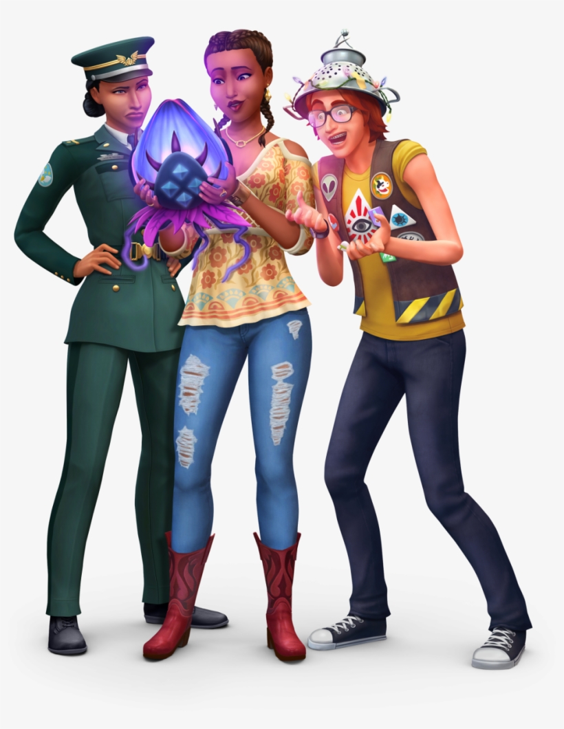 Sims 4 Logo Pack Jeu Gamepack Strangerville Render - The Sims 4, transparent png