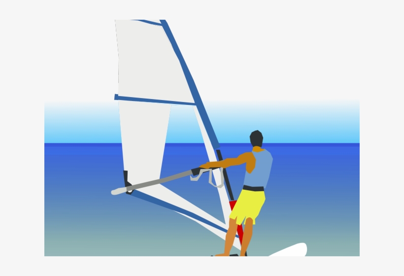 Windsurfing Clipart, transparent png