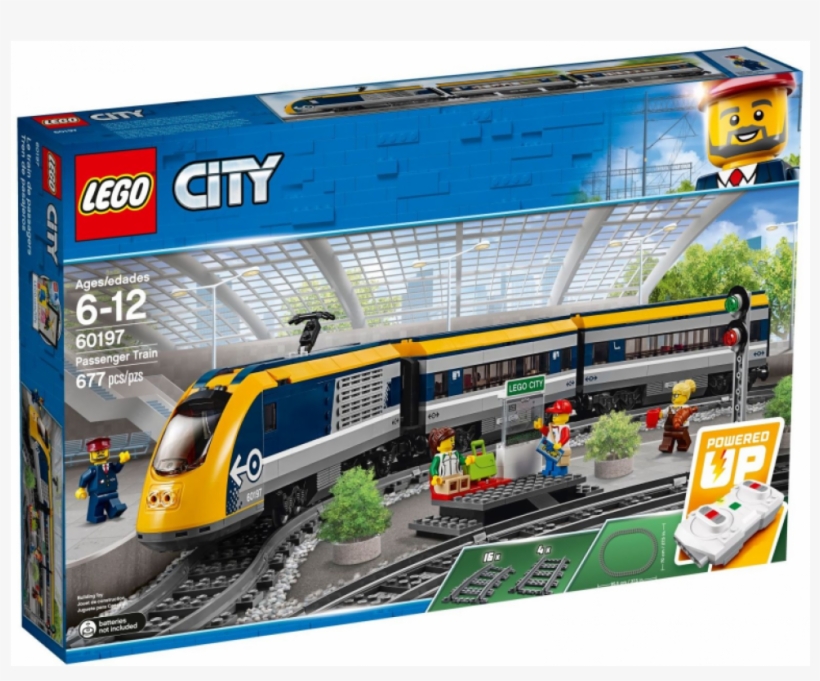 60197 1 - Lego City Passenger Train 60197, transparent png