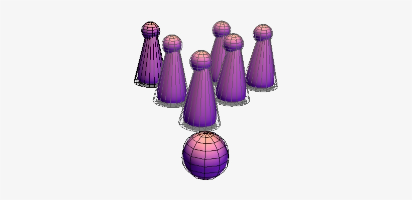 Bowling Pins/bowling Ball - Illustration, transparent png