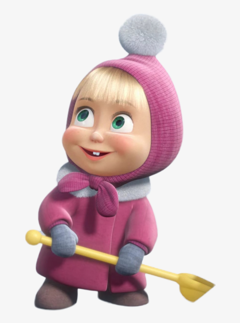 Imágenes De Masha Y El Oso Con Fondo Transparente, - Masha Y El Oso Invierno, transparent png