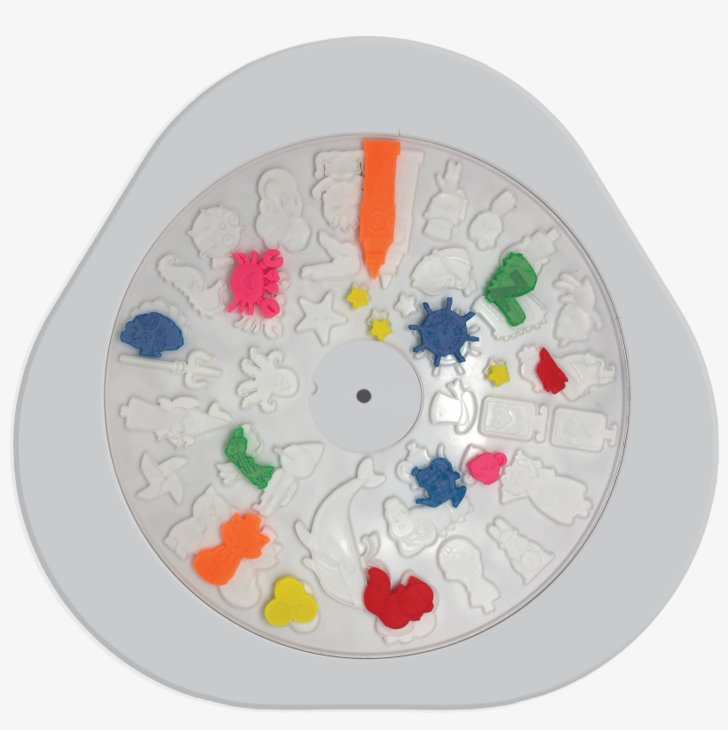 Double-sided Play Dough Board - Circle, transparent png